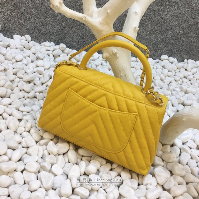 Chanel女包 92992# 2019最新棱格新顏色 香奈兒單手挽手提單肩包 香奈爾蜥蜴紋手挽包 Chanel斜挎包  djc2847